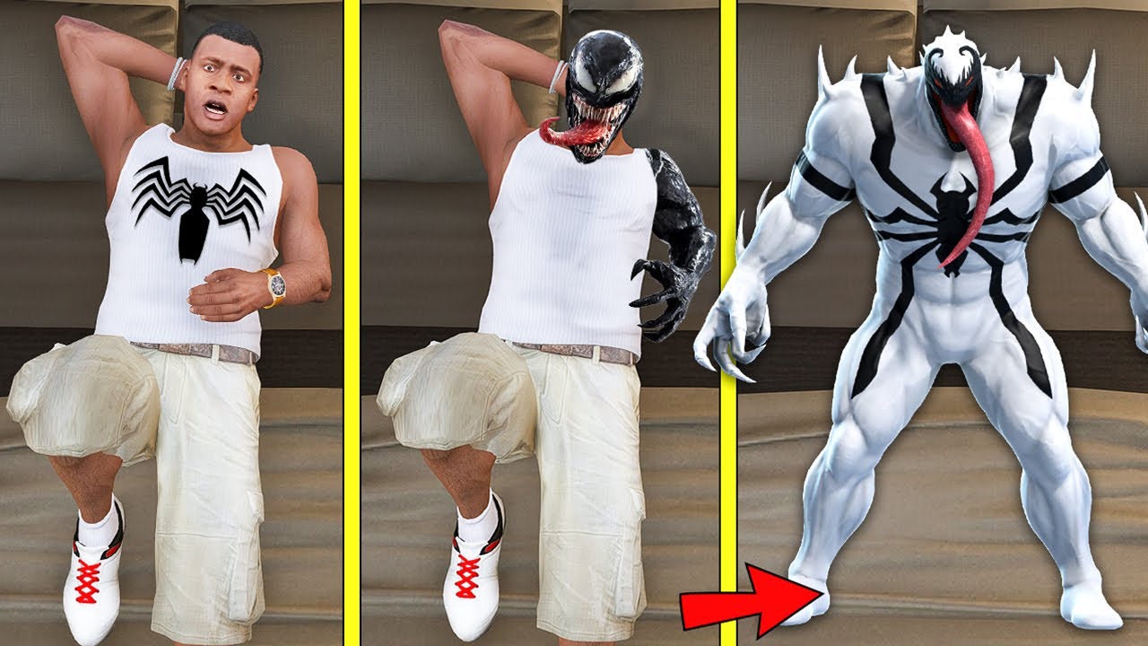 Franklin Eaten By Anti Venom & Upgraded Into Anti Venom In GTA 5