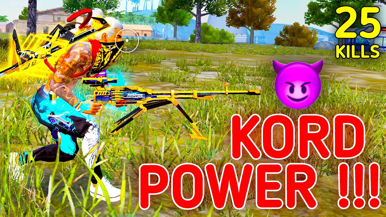 SOLO VS SQUAD || KORD😱!!! BECOMES THE MOST DANGEROUS WEAPON AFTER UPDATE🔥!!!|| 90% HEADSHOT INTEL I5