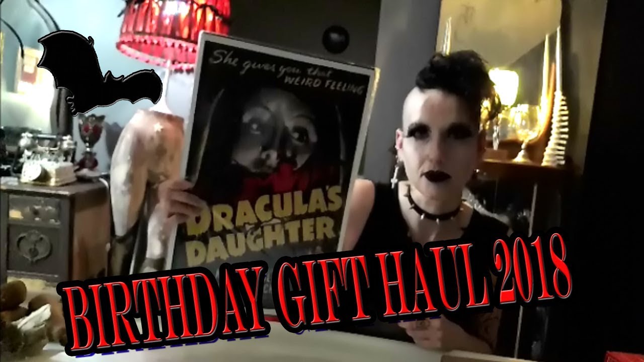 Gothic Birthday Gift Haul 2018 | Madame Absinthe