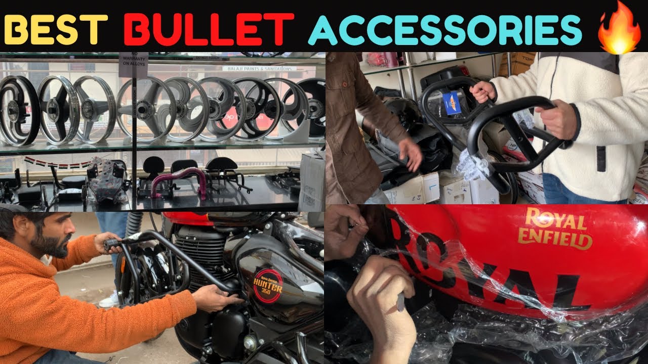 Best #bullet #accessories in Noida 🔥 #bullet #bulletlover #vlogs #best #bike #noida
