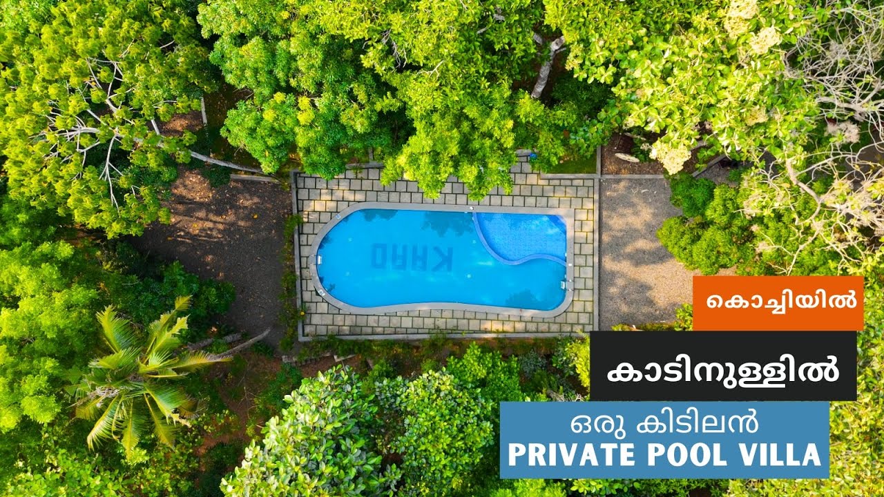Private Pool Villa in Cochin with Forest Ambience | Best place for Team outing, Family, Bachelors