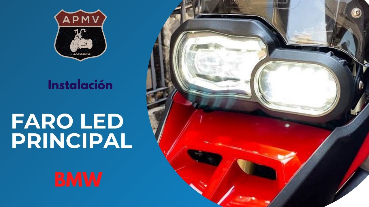 Instalación de Faro LED para Motos BMW Modelos GS