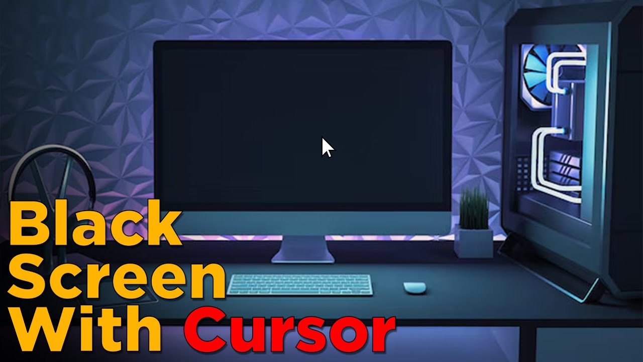Исправление черного экрана с курсором в Windows (пошаговое руководство для Windows 10 и 11)
