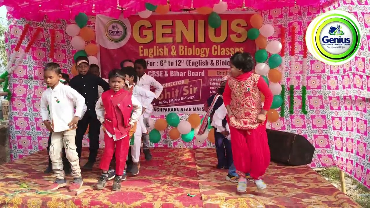 KIDS DANCE@GeniusEnglishAndBiologyclasses #gebc #dance #indian #kidsdance #kids#kidsvideo#mohitsir