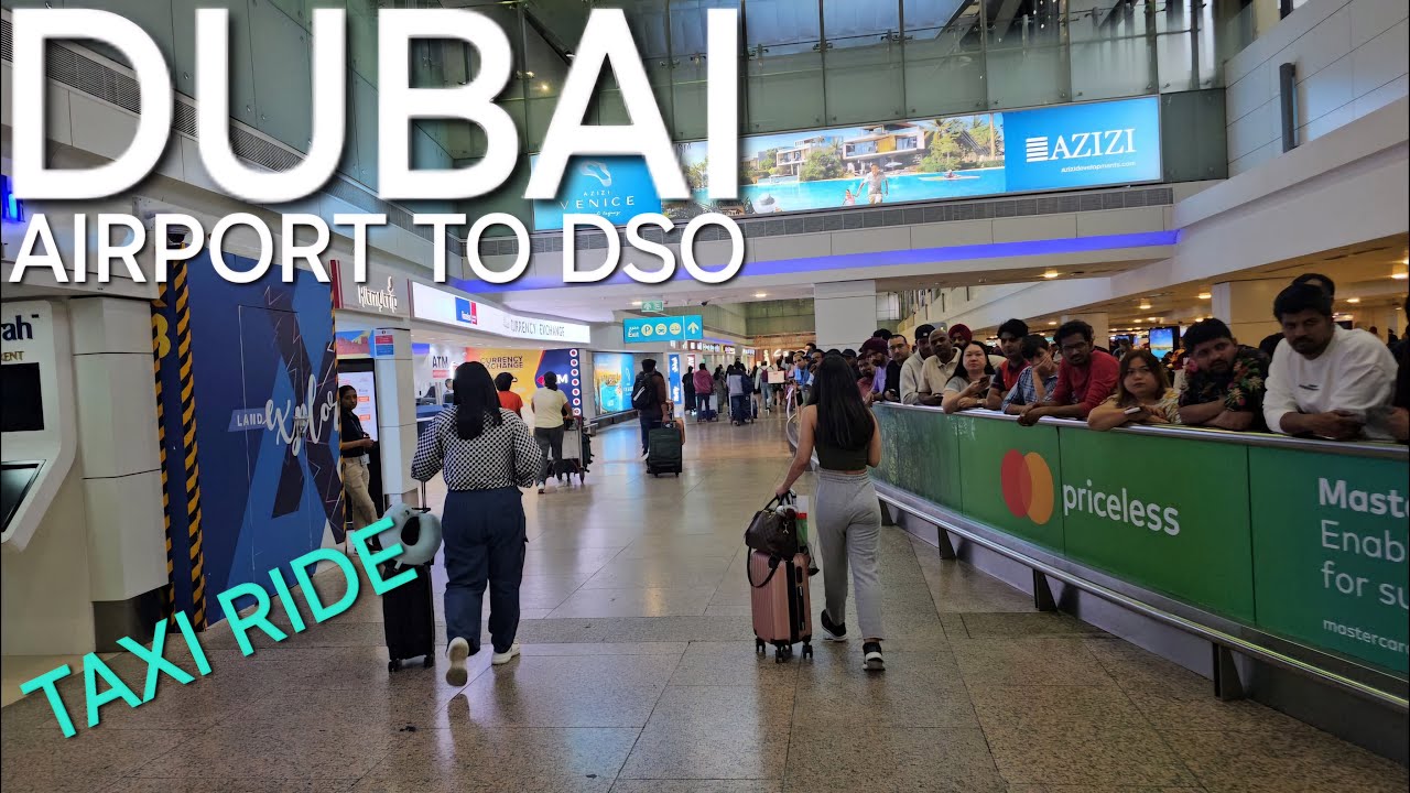 Dubai taxi ride: Dubai International Airport 