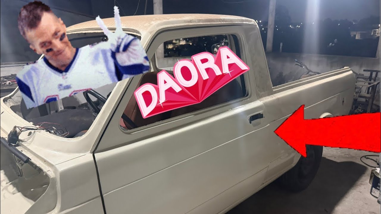 Colocando a porta do Fiat 147