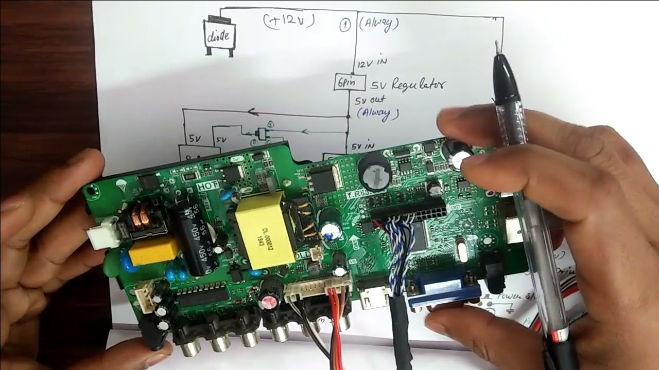 LED TV Power ON Sequence (Solve Total dead and Standby Problem) Hindi