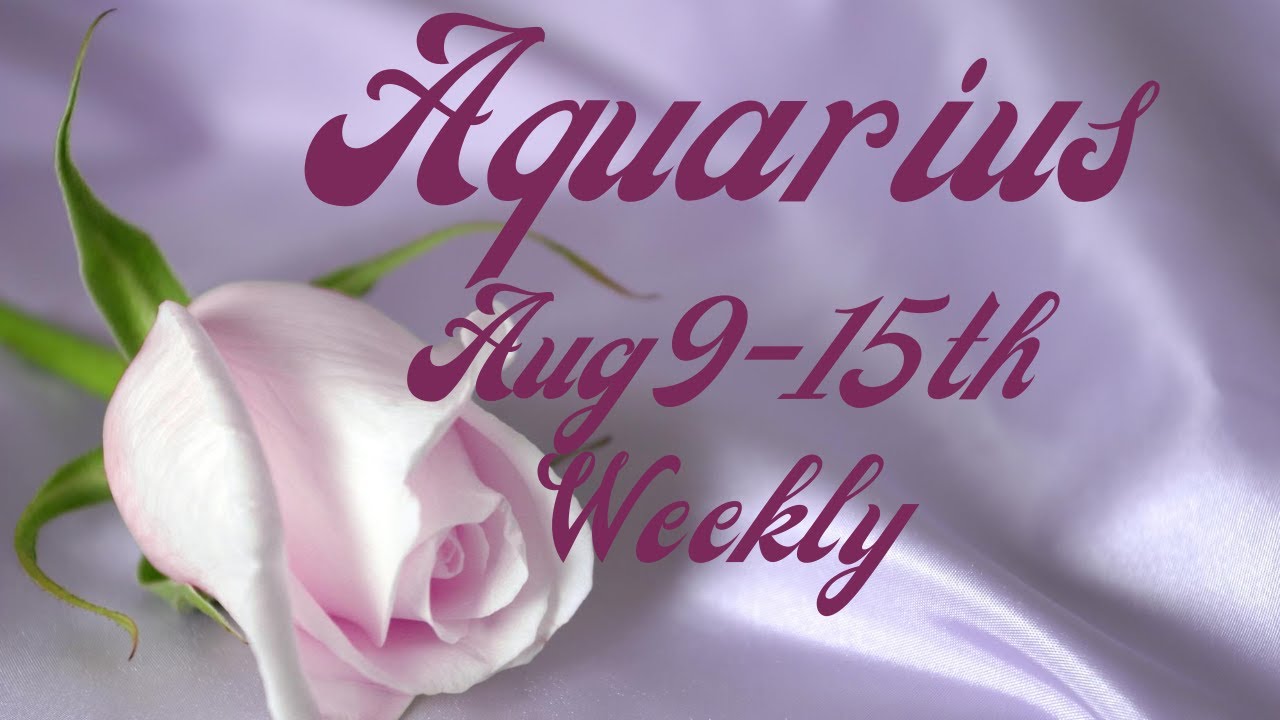 Aquarius💖~Nothing Can Come Between This Love...It WILL Come Together!!~August 9-15th Love  Reading