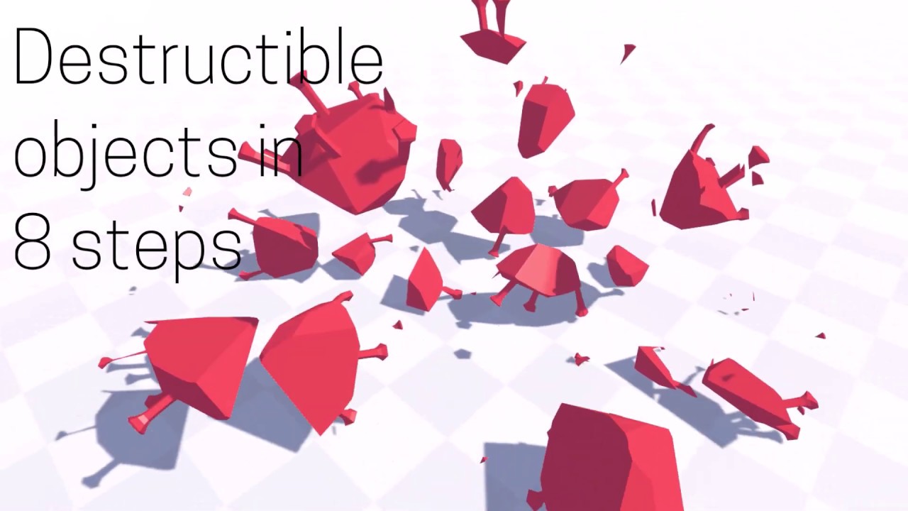 Unity destructible objects in 8 steps