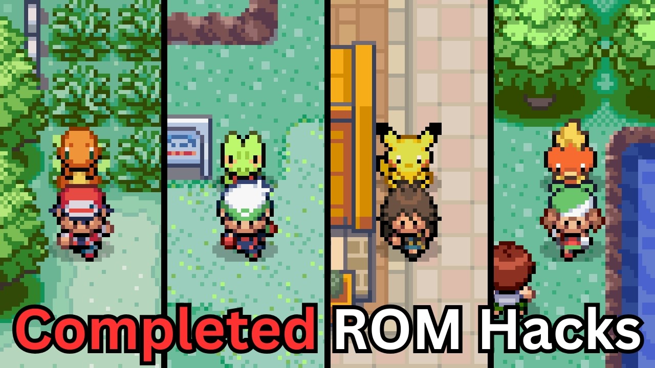 Это лучшие хаки Pokemon ROM для повторного прохождения Fire Red и Emerald!