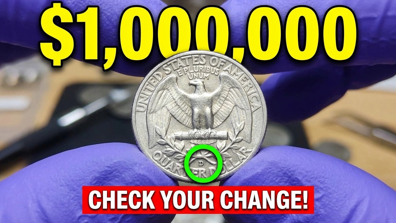 TOP 7 Rare D Washington Quarter Coins Worth Millions in the USA!