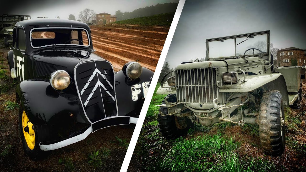 DES VEHICULES DE GUERRE AU MILIEU DE NULLE PART ! WW2