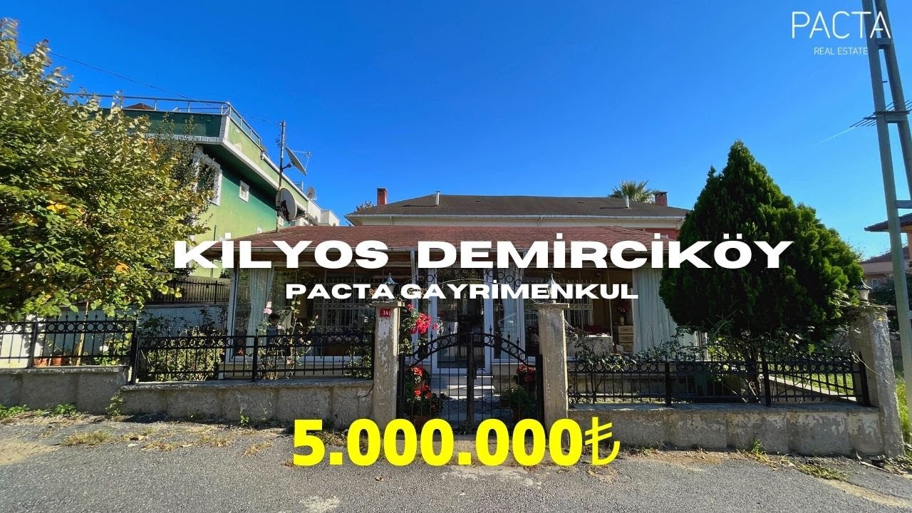 5.000.000₺ SATILIK KİLYOS 2+1 M&Uuml;STAKİL BAH&Ccedil;ELİ EV | PACTA İSTANBUL