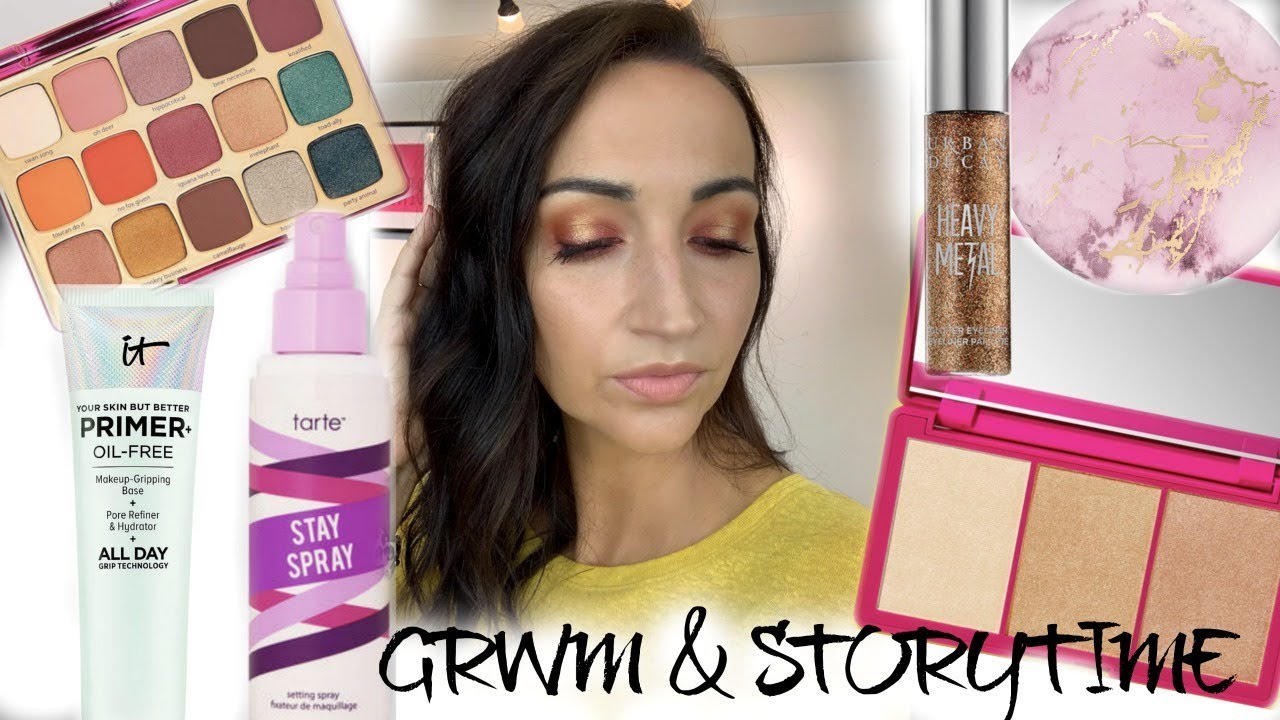 GRWM & STORYTIME! TRYING SOME BOMB NEW MAKEUP! AND A LOVE STORY!