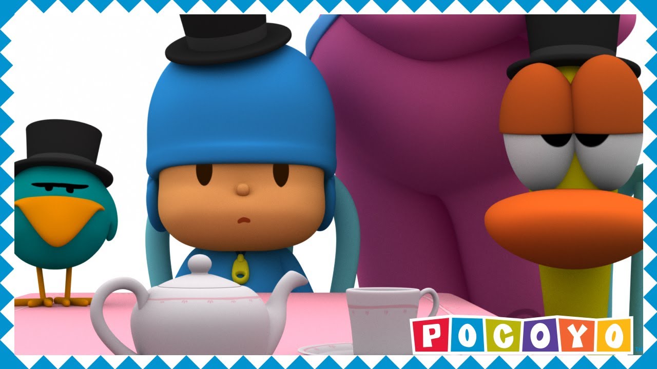 🍪 Elly's Tea Party 🍪 [Ep50] FUNNY VIDEOS and CARTOONS for KIDS of POCOYO in ENGLISH