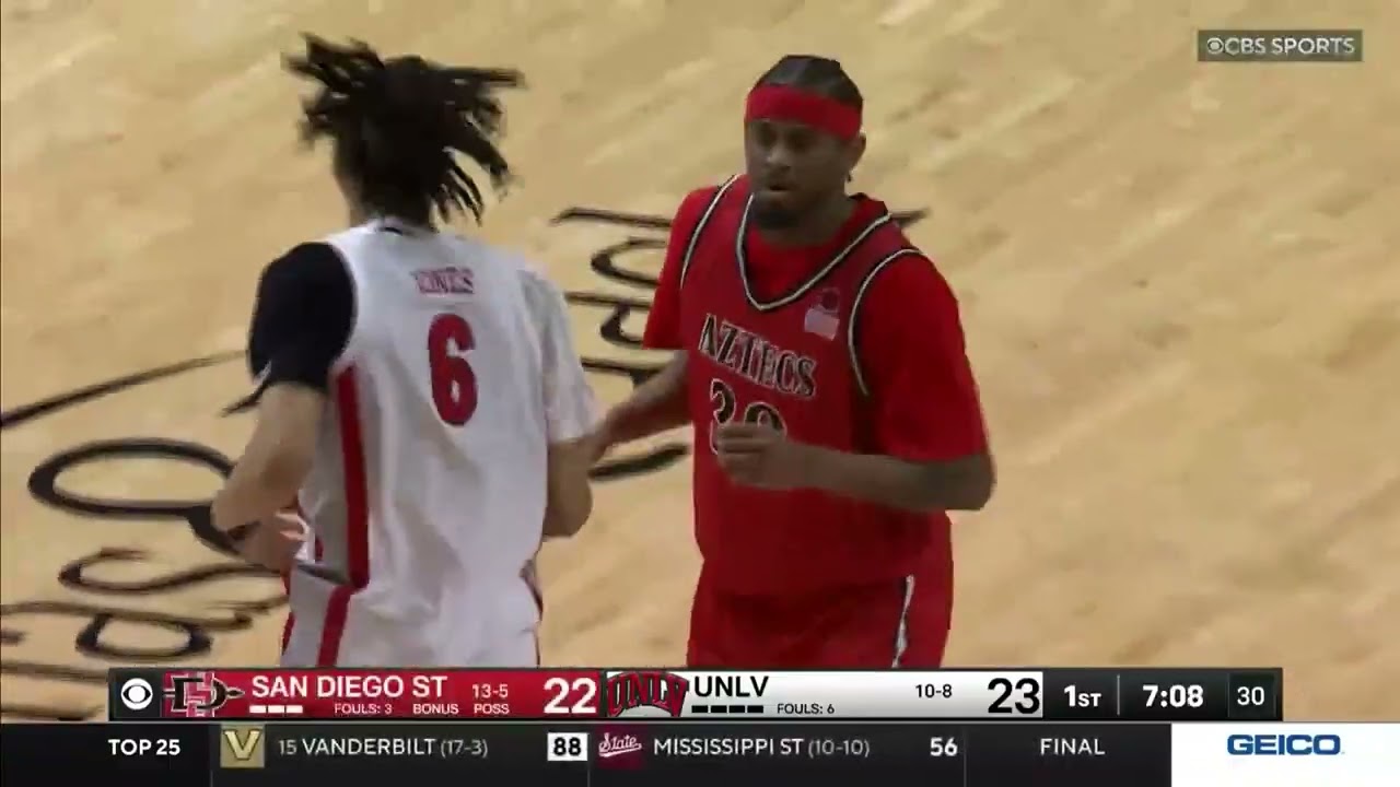 SDSU MEN'S HOOPS HIGHLIGHTS: AZTECS 82, UNLV 71 - JAN 24, 2026