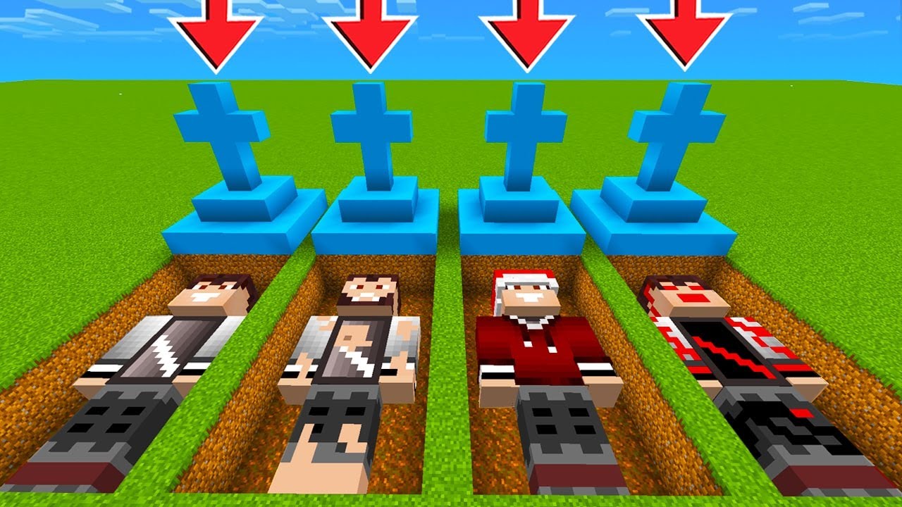 NIE WYBIERZ ZŁEGO GROBU WOJANA w Minecraft! (WESOŁY, BIEDNY, ŚWIĄTECZNY, OPĘTANY)