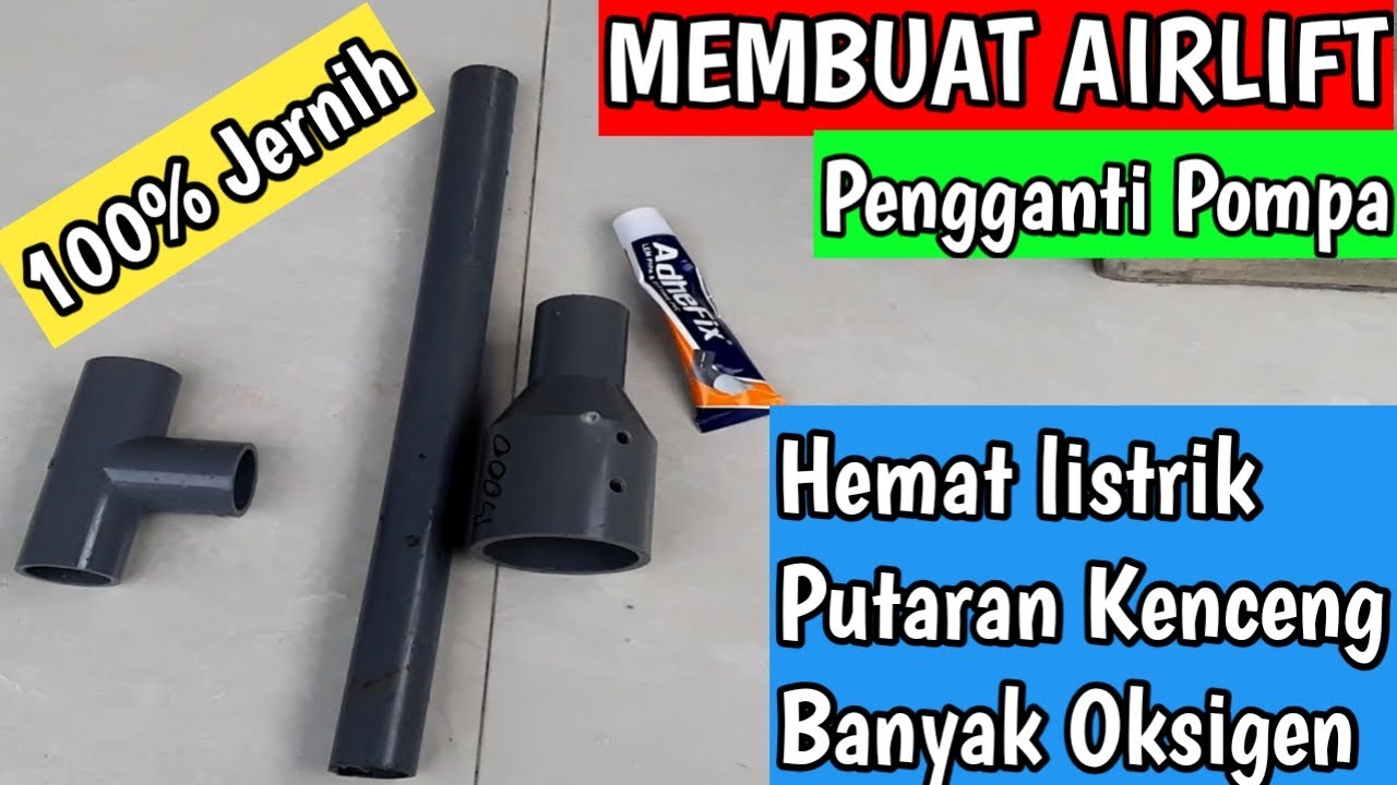 KOLAM KOI TANPA POMPA|CARA MEMBUAT AIRLIFT PENGGANTI POMPA#AIRLIFTKOLAMKOI#PENGGANTIPOMPA#TANPAPOMPA