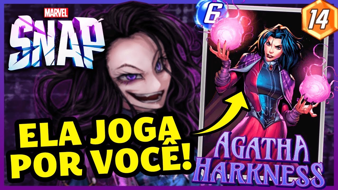 NUNCA VI UMA CARTA TÃO LOUCA: CONHEÇA O EFEITO CURIOSO DA AGATHA |Marvel Snap| #marcosperalta