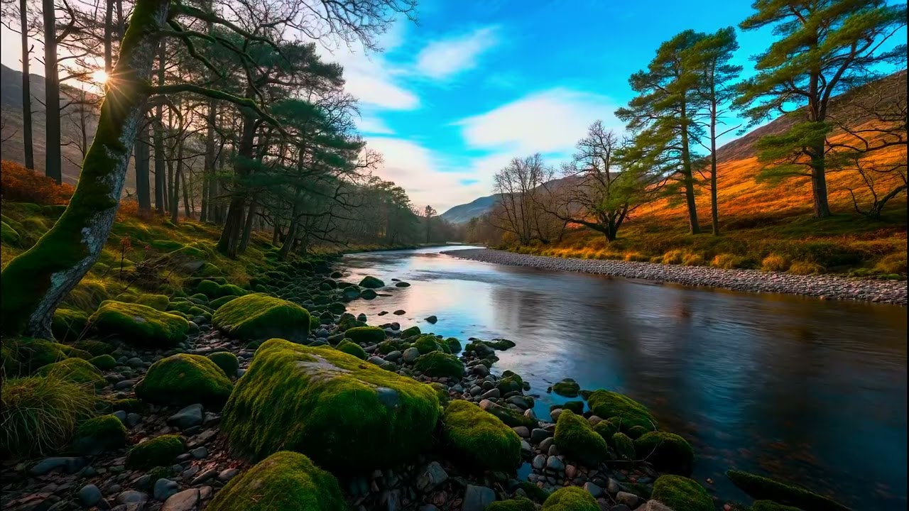 Master The Timeline - Dark River Rain White Noise for Video Editing Focus & Color Grade