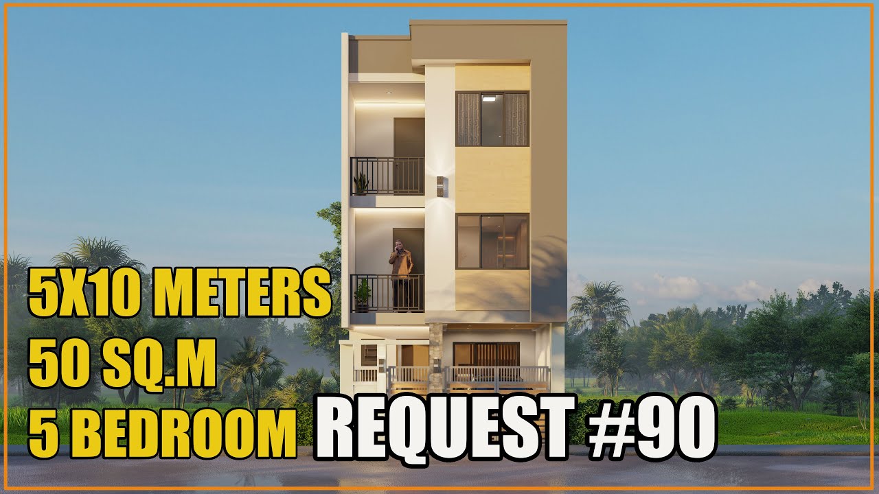 5X10 METERS (50SQ.M) 5 BEDROOM |REQUEST #90| SCHEME 1