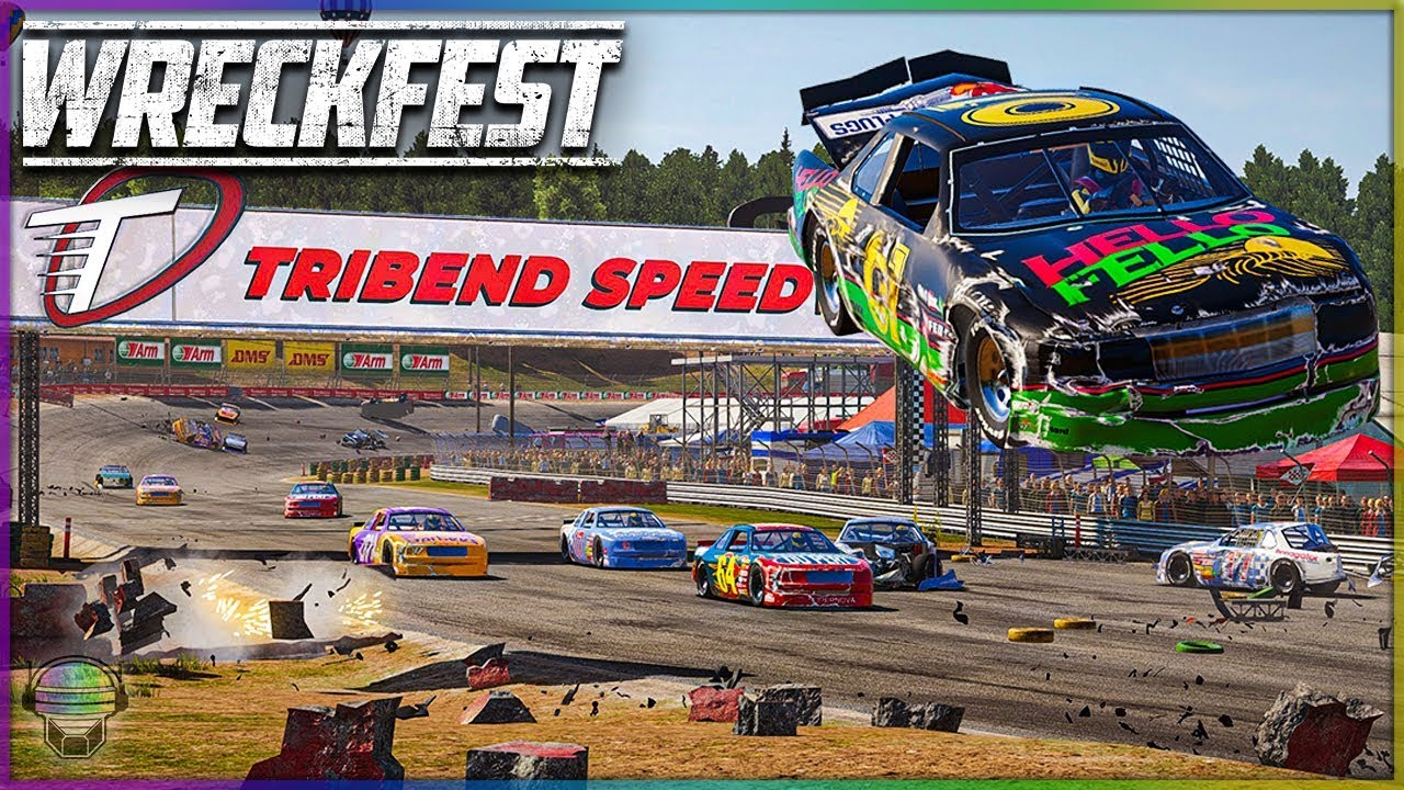 TREACHEROUS TRI-BEND TRACK! | Wreckfest | NASCAR 90s Mod