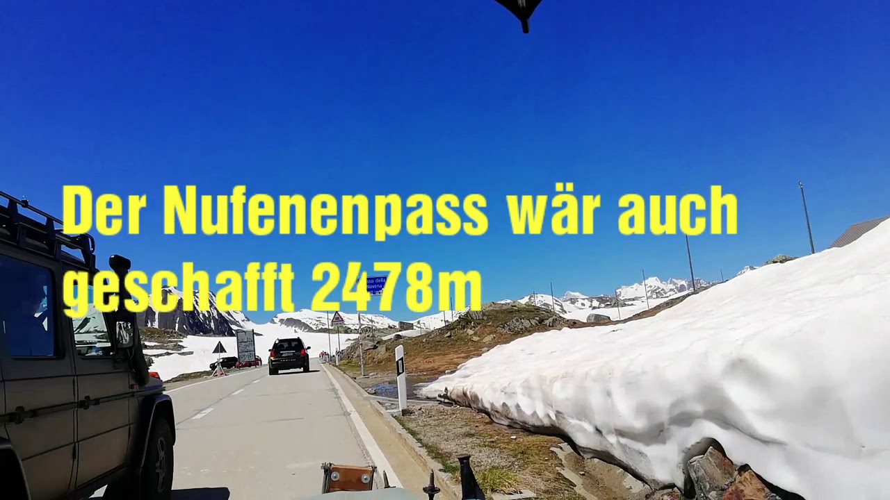 Rapid 606 über 7 Alpenpässe