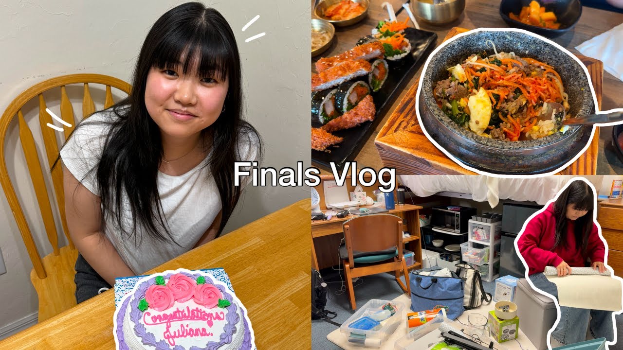 FINALS Vlog 🖇️: Dorm move out, nursing school decision, cramming
