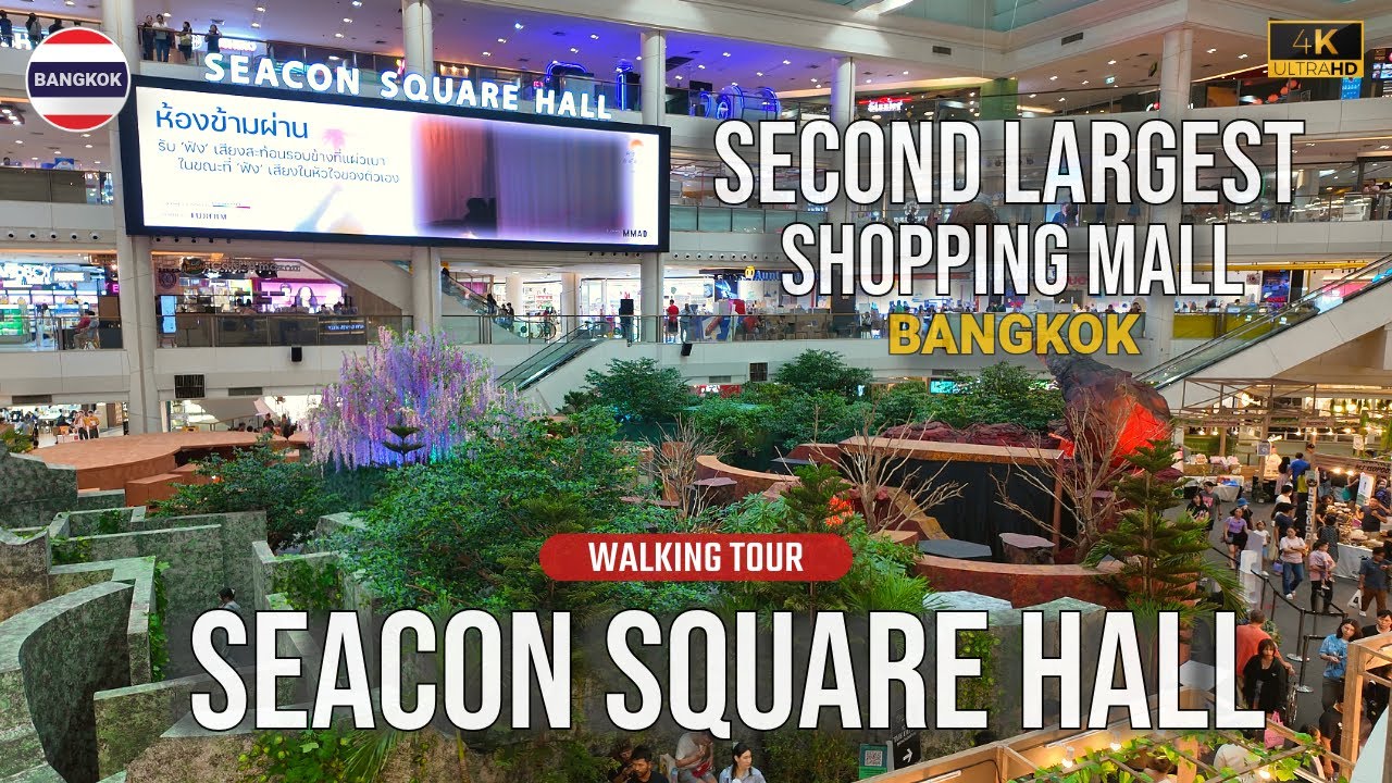 🇹🇭 4k Seacon Square Mall The Second Largest Shopping Mall in Bangkok