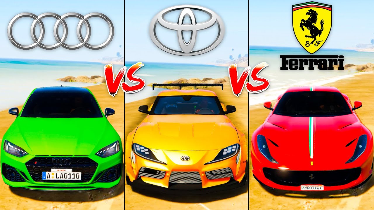 Can Toyota Supra BEAT Ferrari 812 Superfast in GTA 5 Mods?