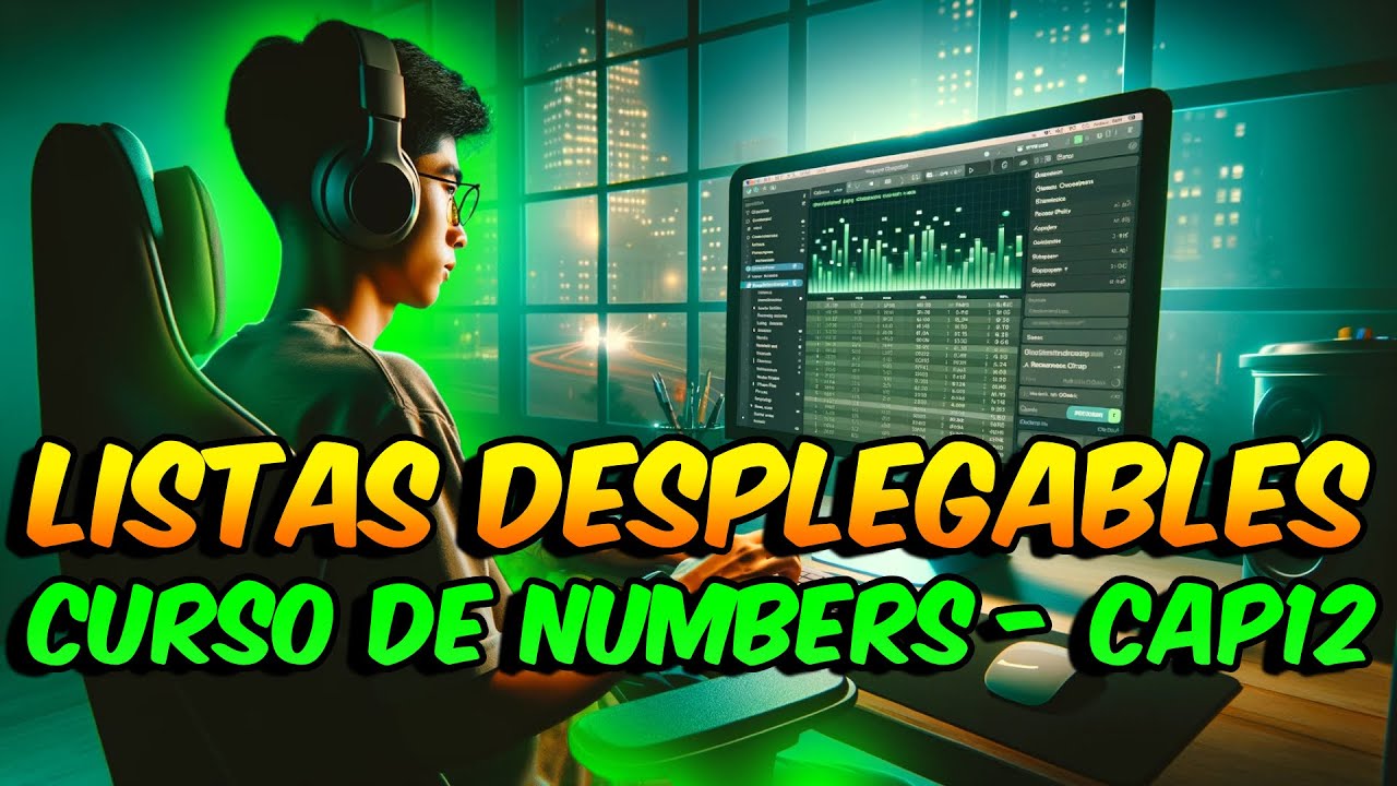 Listas desplegables en Numbers