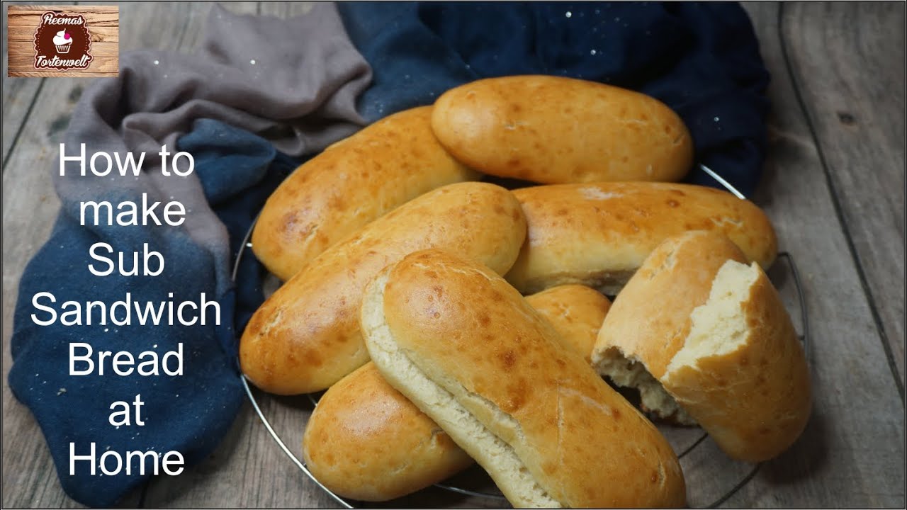 How to make Sub Sandwich Bread at home | Homemade Subway Bread Recipe