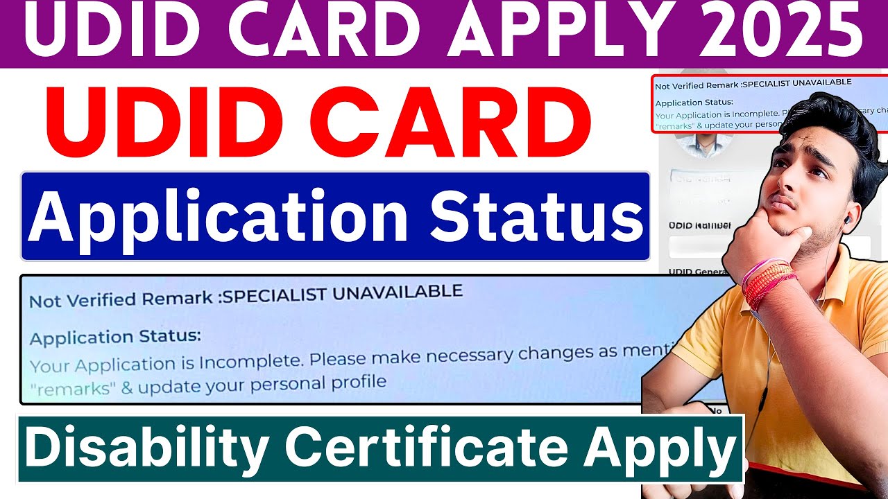 UDID Card Application Status SPECIALIST UNAVAILABLE? | UDID CARD APPLY PROBLEM 2025 |UDID CARD APPLY