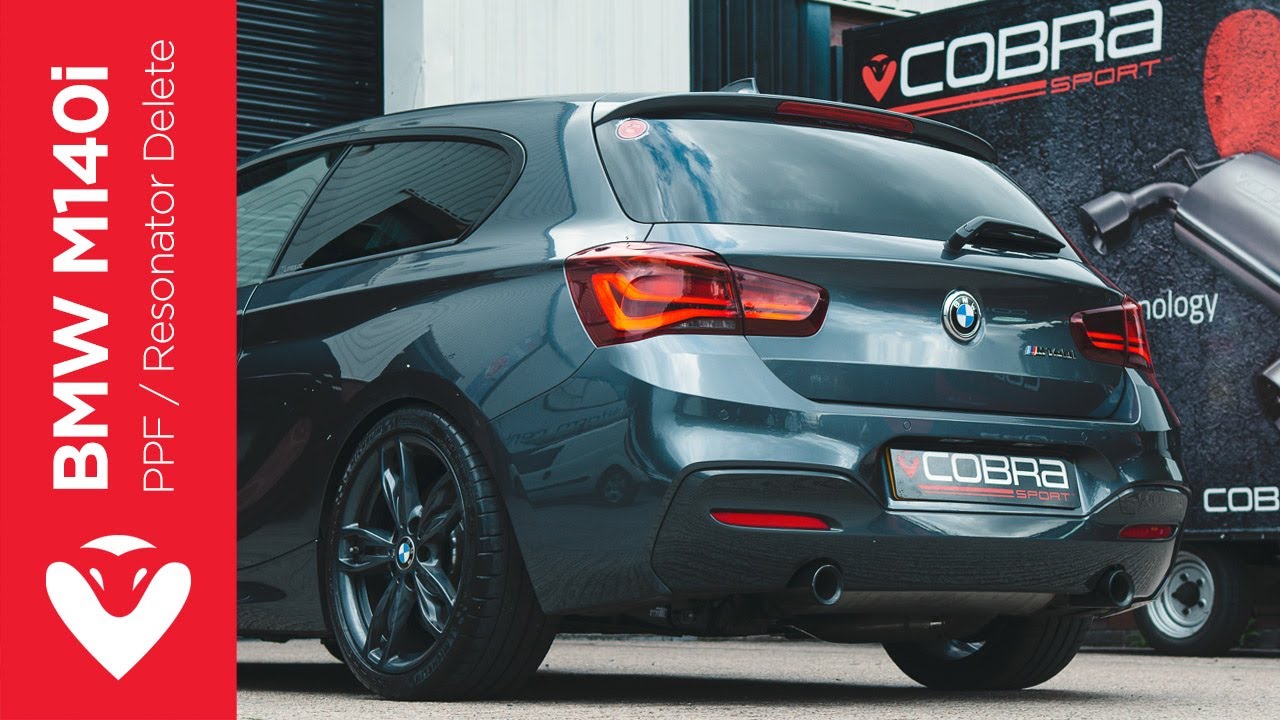 BMW M140i PPF / GPF Centre Resonator Delete Exhaust by Cobra Sport