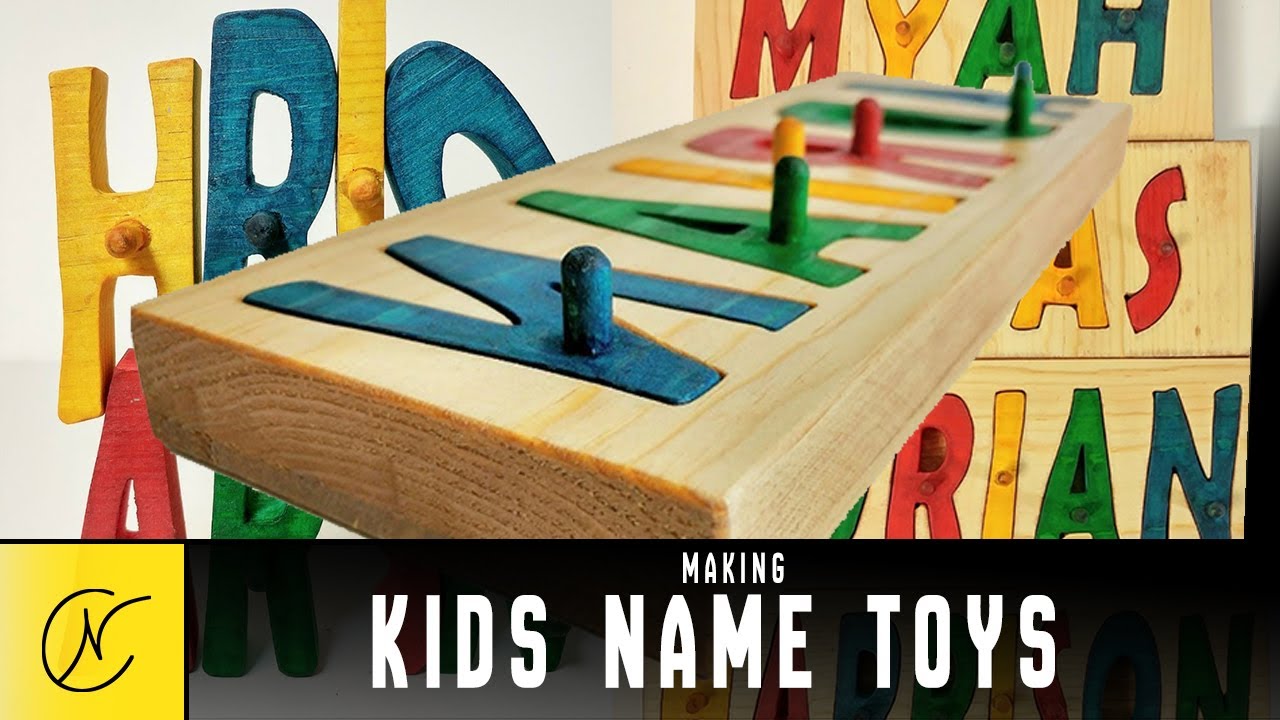 Making Kids Name Puzzles
