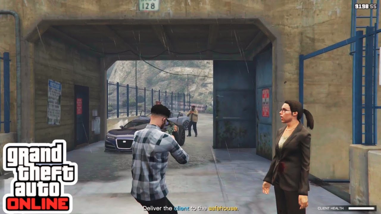 GTA 5 Online Intense Extraction! Land Act Dam Rescue Operation Agency Security Contract mission #gta