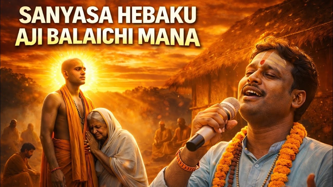 Sanyasa Hebaku Aji Balaichi Mana 😢 | Heart Touching Devotional Song | Powerful Nagara Kirtan 