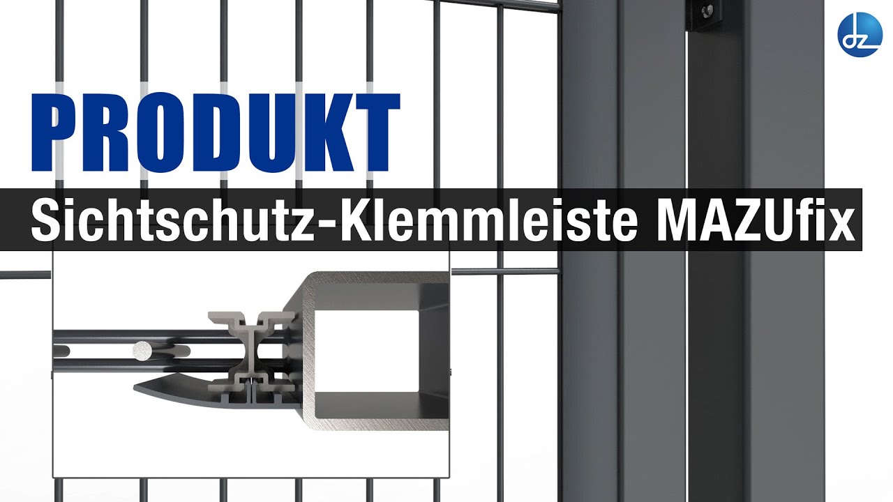 Totaler Sichtschutz für eine Zaun- und Toranlage.
