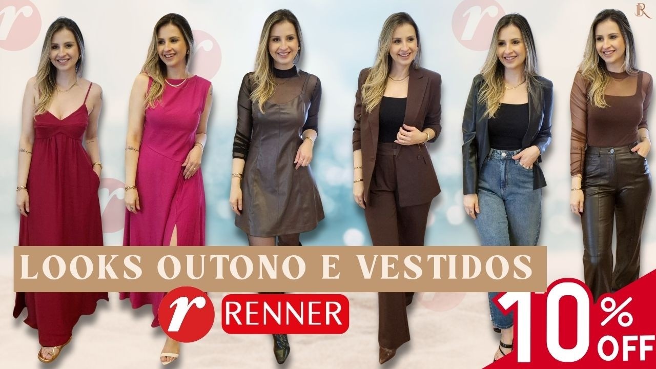 Provador RENNER com looks vers&aacute;teis de Outono