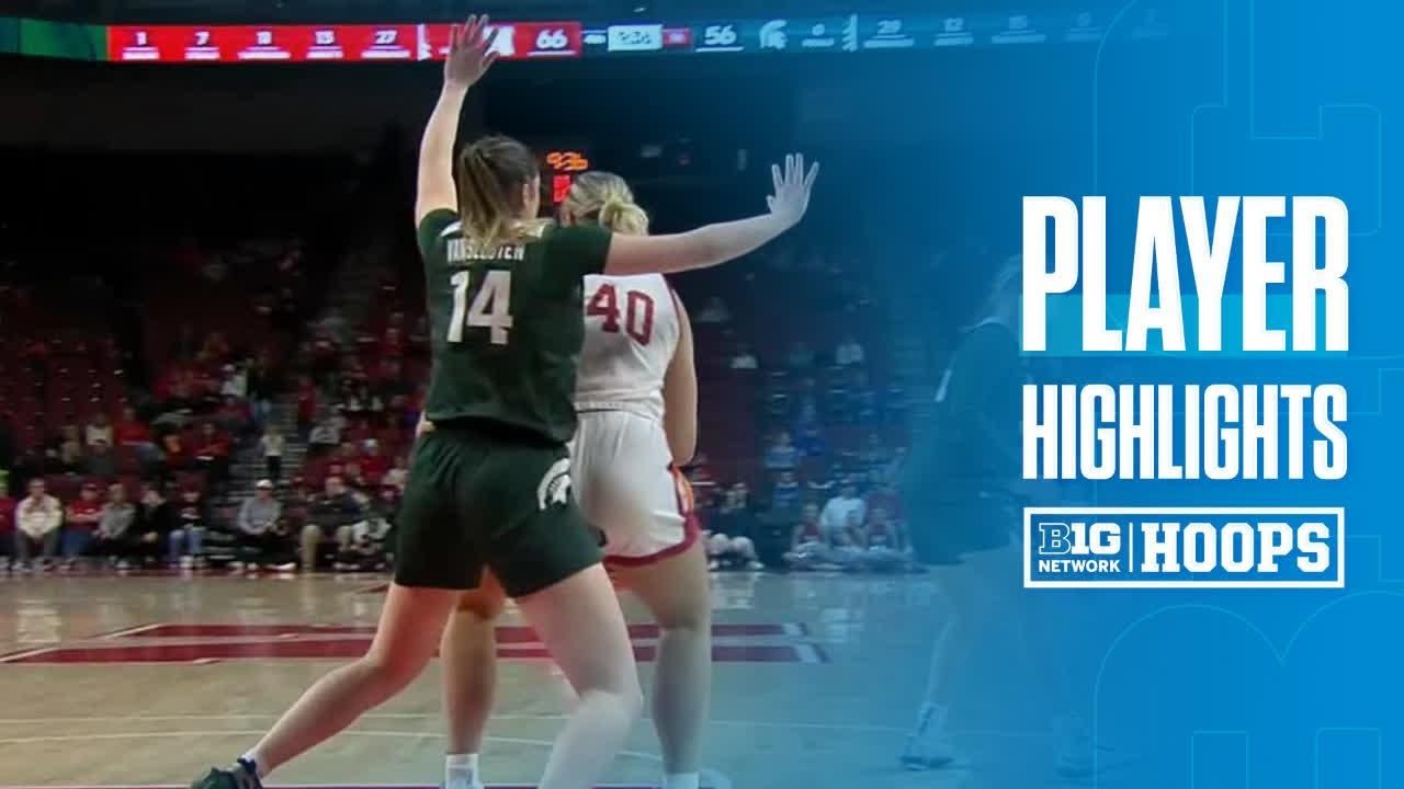 Alexis Markowski CAREER HIGH 28PTS 8 REB vs. Michigan State |Nebraska Women's Basketball| 01/08/2025