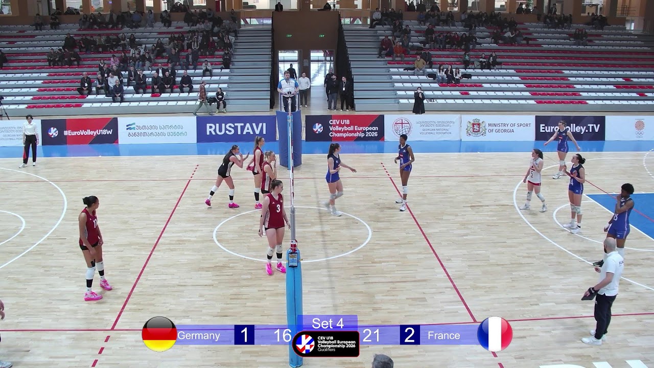 Germany - France | CEV U18 VOLLEYBALL EUROPEAN CHAMPIONSHIP 2026 Qualifiers