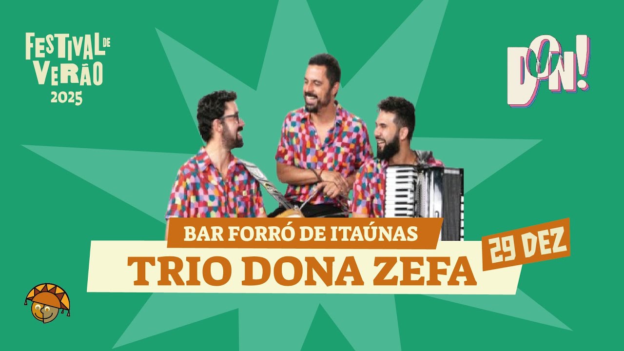 Festival de Verão 2025: Trio Dona Zefa no Bar Forró de Itaúnas