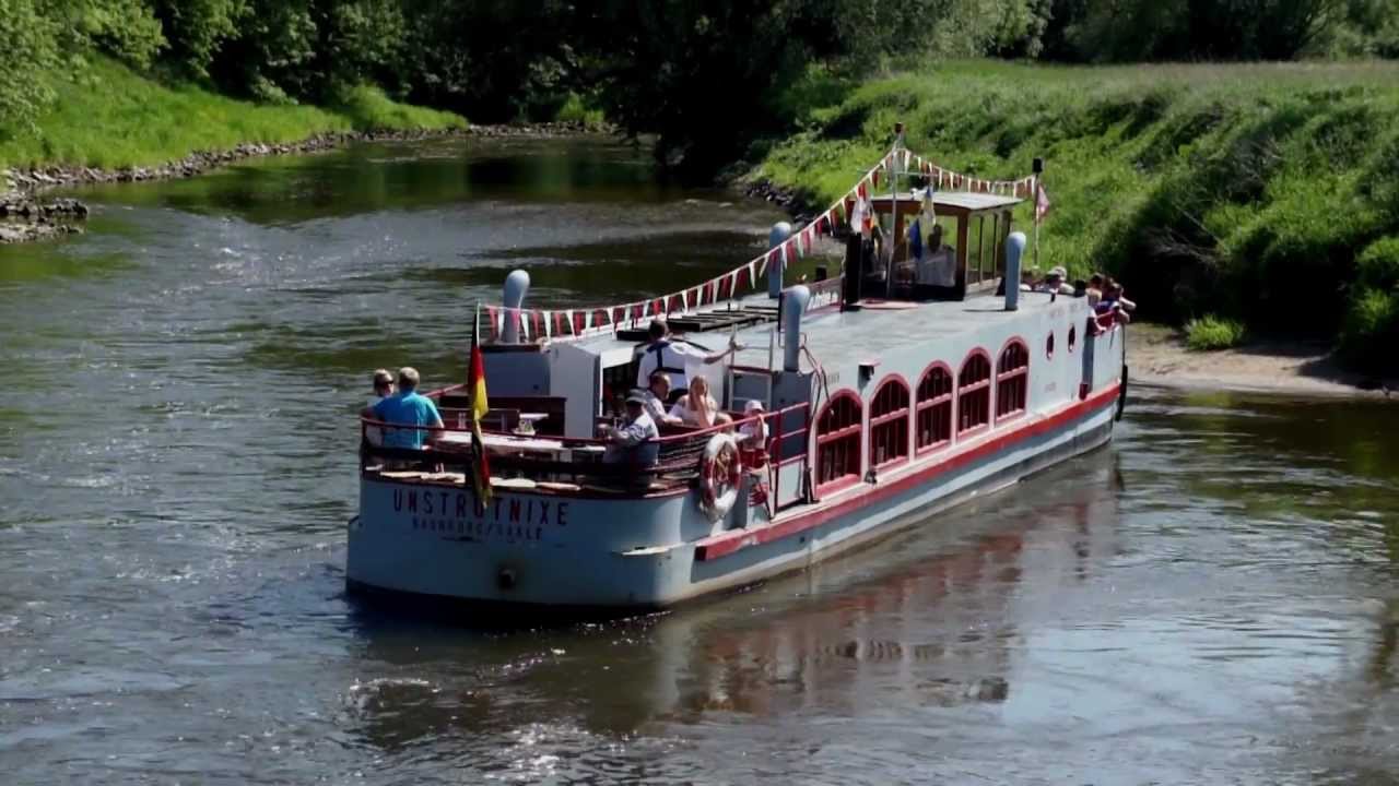 MS Unstrutnixe pendelt zwischen Blütengrund (Naumburg/Saale) und Freyburg (Unstrut)