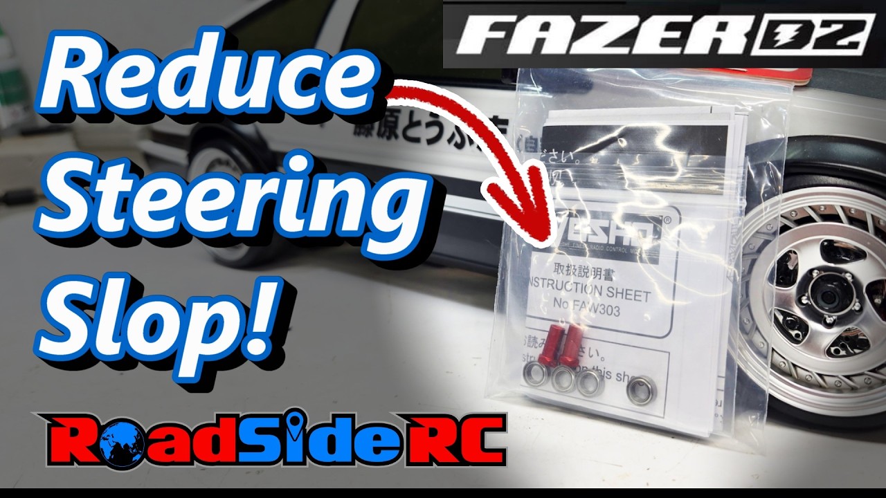 Kyosho Fazer D2 Steering Upgrade:  Installed and Tested!