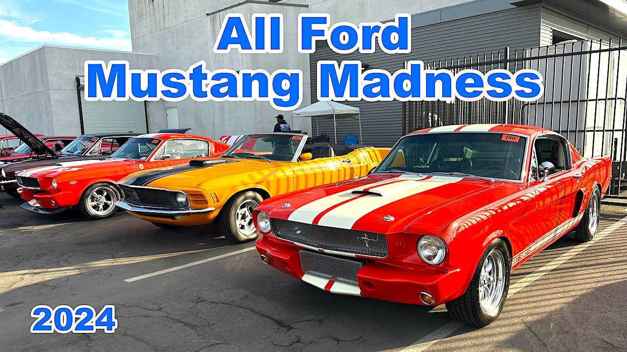 All Ford Mustang Madness 2024 Car Show, Buena Park, California