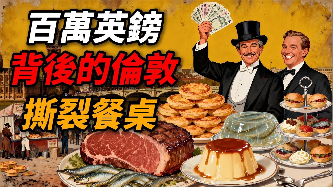 百万英镑？喝废水度日？讽刺小说背后的伦敦撕裂餐桌