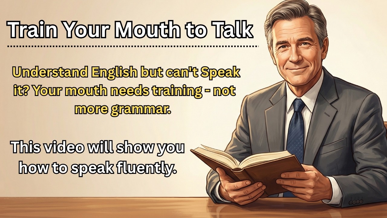 Train Your Mouth to Talk | Graded Reader | Speak English Fluently | ESL Speaking Practice
