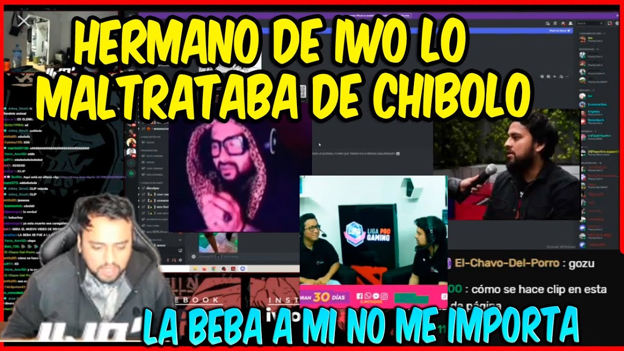 😮HERMANO MAYOR DE IWO LO MALTRATABA DE CHIBOLO🤣RESENTIWO😂SE LE PEGO EL MOTE