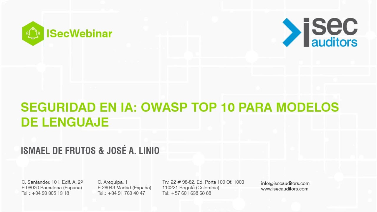 Seguridad en IA OWASP TOP10 para modelos de lenguaje