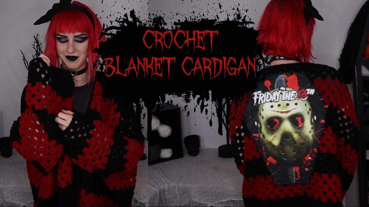 CROCHET BLANKET CARDIGAN TUTORIAL ~ BEGINNER FRIENDLY CARDIGAN